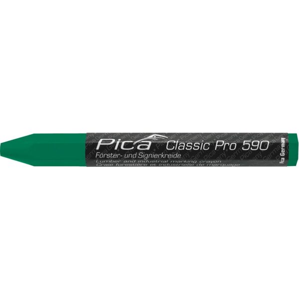 Pica crayons de marquage classic pro 590 12 pcs 120 mm vert