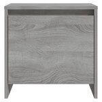 vidaXL Tables de chevet 2 Pièces Sonoma gris 45x34x44 5cm bois ingénierie