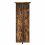 vidaXL Support de Plante 2 pièces Chêne fumé Ø40 x 100 cm