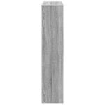 vidaXL Étagère séparatrice de pièce 4 niveaux sonoma gris