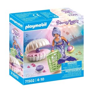 PLAYMOBIL 71502 - Sirène avec coquillage et perle