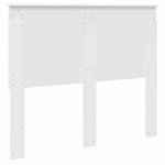 vidaXL Tête de lit Blanc brillant 135 cm Bois d'ingénierie
