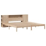 vidaXL Lit bibliothèque sans matelas 180x200 cm bois massif de pin
