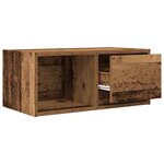 vidaXL Meuble TV vieux bois 60x31x25 5 cm bois d'ingénierie