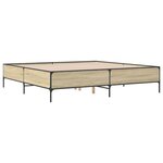 vidaXL Cadre de lit sans matelas chêne sonoma 180x200 cm