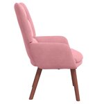 vidaXL fauteuil Rose 63 x 67 x 94 cm Velours