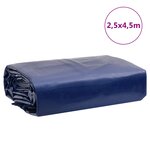vidaXL Bâche bleu 2 5x4 5 m 650 g/m²