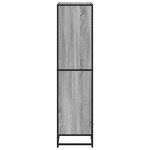 vidaXL Bibliothèque sonoma gris 80 5x35x139 cm bois d'ingénierie