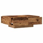 vidaXL Table basse vieux bois 90x60x31 cm bois d'ingénierie