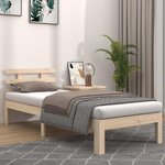 vidaXL Cadre de lit sans matelas 75x190 cm