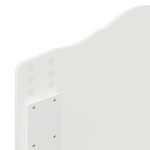 vidaXL Tête de lit avec tête de lit Blanc 90 cm Bois d'ingénierie
