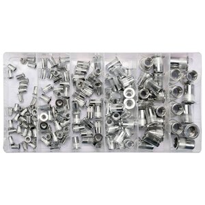 Yato écrous à rivet 150 pcs aluminium m3-m10