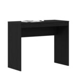 vidaXL Bureau chêne noir 90x40x72 cm bois d'ingénierie