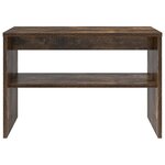 vidaXL Meuble TV Chêne fumé 60 x 35 x 40 cm Bois d'ingénierie