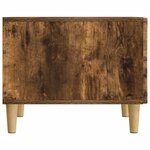 vidaXL Table basse Chêne fumé 49 x 50 x 40 cm Bois d'ingénierie