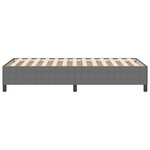 vidaXL Cadre de lit Gris clair 90 x 190 cm Tissu en velours côtelé