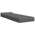 vidaXL Canapé-lit pliable Gris clair 70 x 60 x 63 cm Tissu
