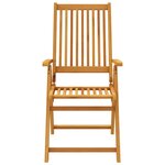 vidaXL Ensemble à manger de jardin 7 Pièces 180x90x75 cm Bois d'acacia solide