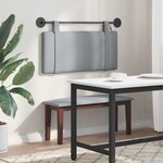 vidaXL Tête de lit suspendue Gris clair Tissu