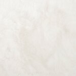 vidaXL Tapis en Fourrure Synthétique de Lapin Olite Crème 140 x 200 cm