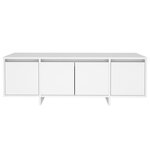 vidaXL Meuble TV Blanc 120x30x40 5 cm Bois d'ingénierie