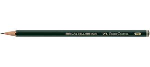 Crayon papier 9000 hexagonal mine 2mm 3H FABER-CASTELL