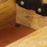 vidaXL Table basse Bois de manguier massif 110x55x35 cm