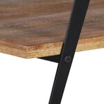 vidaXL Table basse 115x60x40 cm Bois de manguier massif