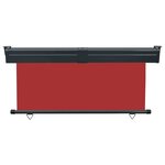 vidaXL Auvent latéral de balcon 175x250 cm Rouge