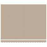 Auvent manuel rétractable vidaXL Beige 3x2.5m