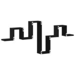 vidaXL Étagère Murale Chêne noir 104.5 x 10 x 43 cm Bois d'ingénierie