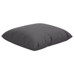 vidaXL Coussins de canapé 4 Pièces anthracite 40x40 cm tissu