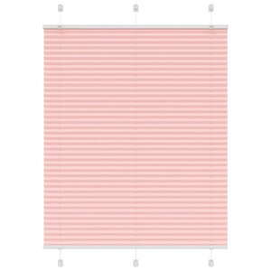 vidaXL Store plissé rose 105x100 cm largeur du tissu 104 4cm polyester