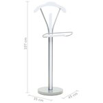 vidaXL Valet de chambre 45 x 35 x 107 cm Blanc