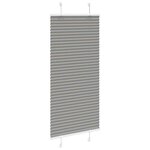 vidaXL Store plissé anthracite 55x150 cm largeur du tissu 54 4 cm