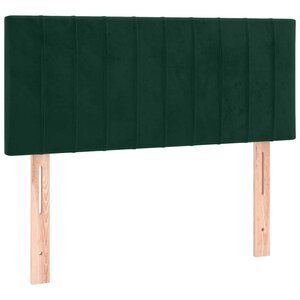 vidaXL Tête de lit Vert foncé 80x5x78/88 cm Velours