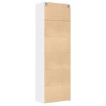 vidaXL Armoire de rangement blanc 70x42 5x225 cm bois d'ingénierie