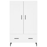 vidaXL Buffet haut blanc 69 5x31x115 cm bois d'ingénierie