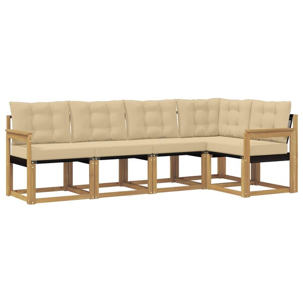 vidaXL Ensemble de canapés d'extérieur 5 pc