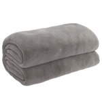 vidaXL Couverture lestée avec housse Gris 155x220 cm 7 kg Tissu