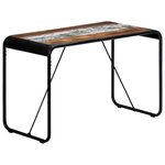 vidaXL Table de salle à manger 118x60x76cm Bois de récupération massif