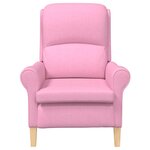 vidaXL fauteuil Rose 76 x 94 x 102 cm tissu
