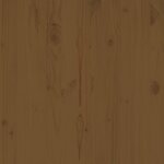vidaXL Canapé d'angle de jardin marron miel bois de pin solide