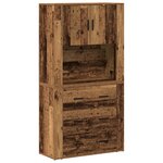 vidaXL Buffet en bois ancien 80x33x150 cm