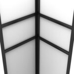 vidaXL Tonnelle avec toit double 3x3 m Blanc