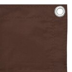 vidaXL Écran de balcon Marron 90x500 cm Tissu Oxford