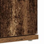 vidaXL Cabinet à chaussures Marron 80 x 39 x 180 cm Bois d'ingénierie