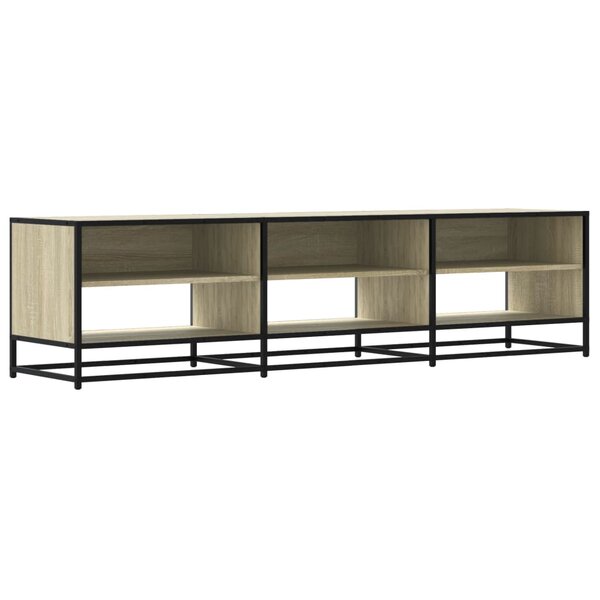 vidaXL Meuble TV chêne sonoma 180x40x46 cm bois d'ingénierie