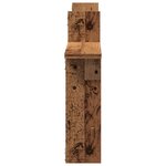 vidaXL Étagères murales 2 Pièces vieux bois 50x12x50 cm bois d'ingénierie
