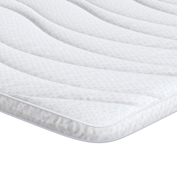 vidaXL Coussins de Matelas Blanc 90 x 190 cm Polyester sans colle